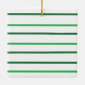 Drei Niedliche Weihnachtsgnomen Personalisierter U Keramikornament (Rückseite)