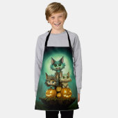 Drei niedlichen kleine Wolfskubs feiern Schlottern Schürze (Getragen)