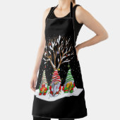 Drei nordische Gnome und ihr Weihnachtsbaum Schürze (InSitu)