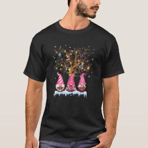 Drei nordische Gnome Winter Weihnachten Schwedisch T-Shirt
