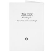 Drei Nova Scotia Duck Tolle Retrievers-Karte (Hinten)