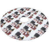 Drei Nussknacker Polyester Weihnachtsbaumdecke (Schrägansicht)