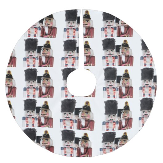 Drei Nussknacker Polyester Weihnachtsbaumdecke (Vorderseite)