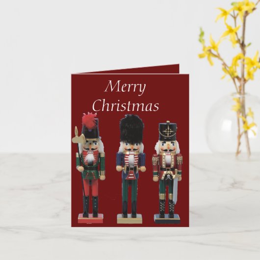 Drei Nutcracker Karte (Gelbe Blume)