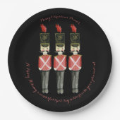 Drei Nutcrackers Paper Plate Pappteller (Vorderseite)
