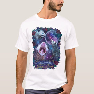 Drei-Opossum-Retro-T-Shirt - Vintage-Opossum-Liebe T-Shirt