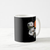 Drei Opossum-Totenmond-Possum-Kostüme für Kaffeetasse (VorderseiteRechts)