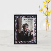 Drei Optionen im Leben Karte (Gelbe Blume)