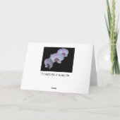 Drei orchid Grußkarten Karte (Rückseite)