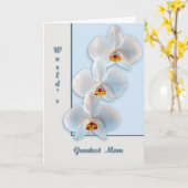 Drei Orchideen Karte (Gelbe Blume)