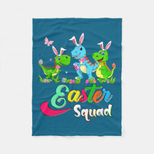 Drei Oster-Squad-Hasen-Rex-Brillen Fleecedecke