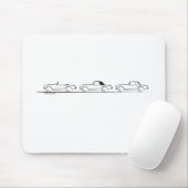 Drei Pagoda-SL Mousepad (Mit Mouse)