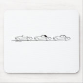 Drei Pagoda-SL Mousepad (Vorne)