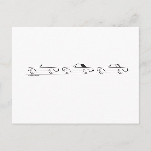 Drei Pagoda SL Postkarte (Vorderseite)