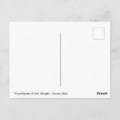 Drei Pagoden Dali, Zhonghe - Yunnan, China Postkarte (Rückseite)