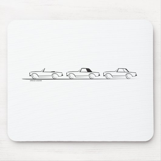 Drei Pagoden SLs Mousepad (Vorne)