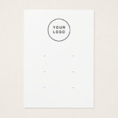 Drei-Pair-Ohrkarten, Personalisiertes Schmuckauto (Rückseite)