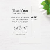 Drei Pair Ohrring Dankeschön Karten (Schreibtisch)