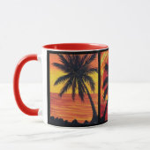 Drei Palmen-Tasse Tasse (Links)