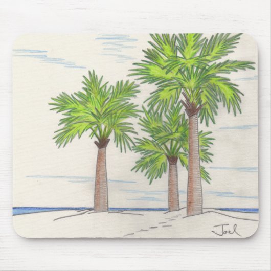 DREI PALMS-Mousepad Mousepad (Vorne)