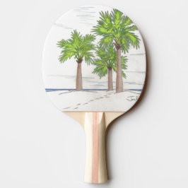 DREI PALMS Ping-Pong Paddle Tischtennis Schläger