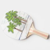 DREI PALMS Ping-Pong Paddle Tischtennis Schläger (Seitenansicht)