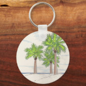 DREI PALMS-Schlüsselanhänger Schlüsselanhänger (Rückseite)