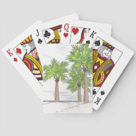 DREI PALMS spielen Karten Spielkarten