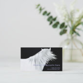 Drei Panels mit weißem Pferdekopf Visitenkarte (Stehend Vorderseite)