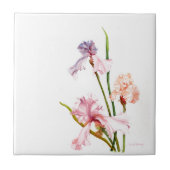 Drei Pastel Irische KERAMIK TILE Fliese (Vorderseite)