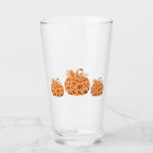 Drei Peach Pumpkins Glas (Vorderseite)