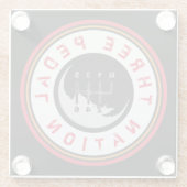 DREI PEDAL NATION GLASUNTERSETZER (Rückseite)