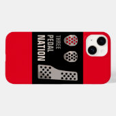 DREI PEDAL NATION iPhone Case (Rückseite (Horizontal))