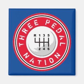 DREI PEDAL NATION Magnet