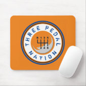 DREI PEDAL NATION MOUSEPAD (Mit Mouse)