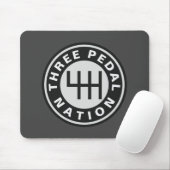 DREI PEDAL NATION MOUSEPAD (Mit Mouse)
