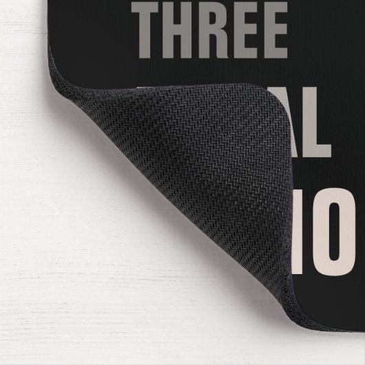 DREI PEDAL NATION MOUSEPAD (Ecke)