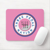 DREI PEDAL NATION MOUSEPAD (Mit Mouse)
