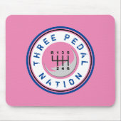 DREI PEDAL NATION MOUSEPAD (Vorne)