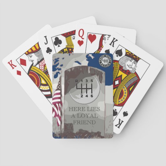 DREI PEDAL NATION SPIELKARTEN (Rückseite)