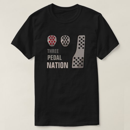 DREI PEDAL NATION T - Shirt (Design vorne)