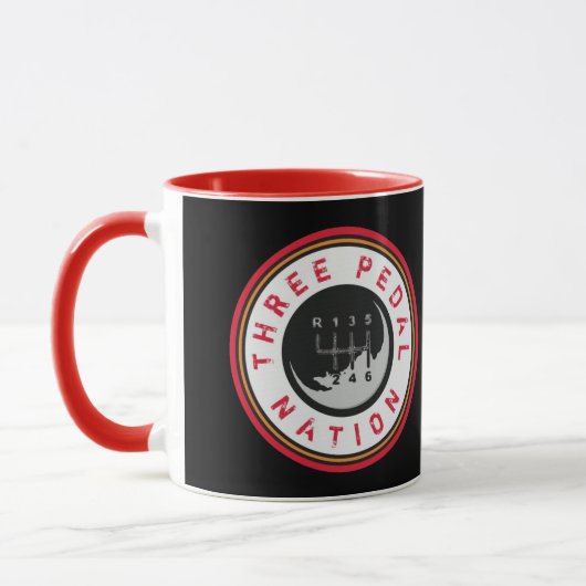 DREI PEDAL NATION Tasse (Links)