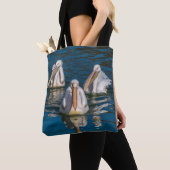 Drei Pelikane Taschen-Tasche Tasche (Von Nahem)