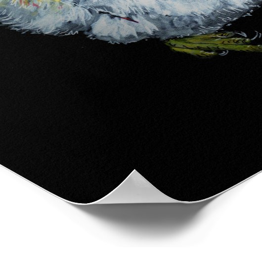 Drei Peregrine Chicks Poster (Ecke)