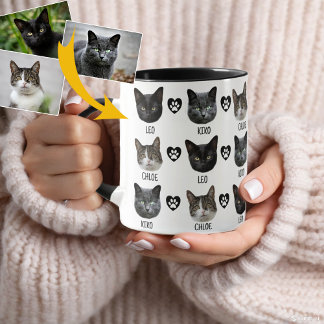 Drei Pet-Faces, erstellen Sie Ihre eigene Foto-Tas Tasse