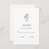 Drei Pfefferkuchen RSVP Karte (Vorne/Hinten)