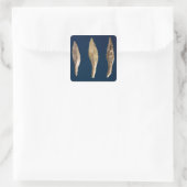 Drei Pfeilspitzen Quadratischer Aufkleber (Tasche)