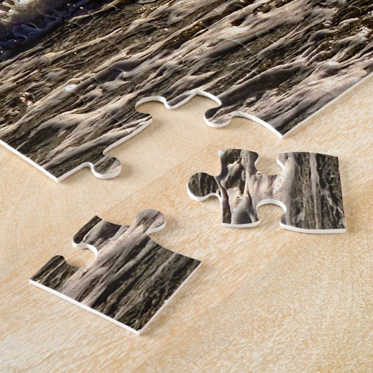 Drei Pferde Trotting im Meer Puzzle (Seite)