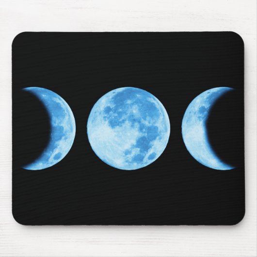 Drei-Phasen-Mond Mousepad (Vorne)