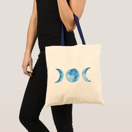 Drei-Phasen-Moon Tote-Tasche Tragetasche (Vorderseite (Produkt))